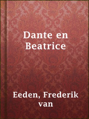 cover image of Dante en Beatrice